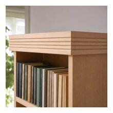 Schnitzleiste 83 x 10 mm, Buche roh Länge 2440 mm