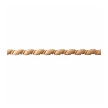 Spiralstab 8 x 3,5 mm, halbrund Buche roh Länge 2440 mm