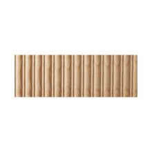 Wellenleiste 49 x 7 mm, Buche roh Länge 2440 mm
