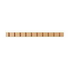 Zahnleiste 15 x 6 mm, Buche roh Länge 2440 mm