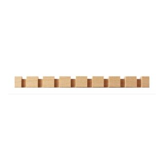 Zahnleiste 16 x 10 mm, Buche roh Länge 2440 mm