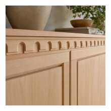 Zahnleiste 30 x 10 mm, Buche roh Länge 2440 mm