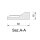 Zahnleiste 30 x 10 mm, Buche roh Länge 2440 mm
