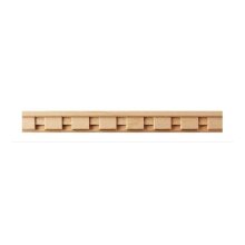 Zahnleiste 20 x 10 mm, Buche roh Länge 2440 mm