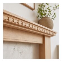 Zahnleiste 20 x 10 mm, Buche roh Länge 2440 mm