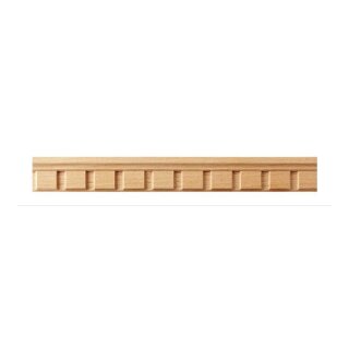 Zahnleiste 24 x 10 mm, Buche roh Länge 2440 mm