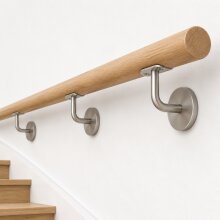 Handlaufhalter V2A Edelstahl mit Aufschraubplatte – BR-HLH7550P