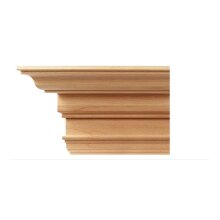 Kranzleiste 130 x 70 mm, Buche roh Länge 2440 mm