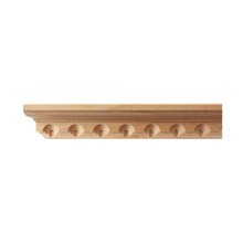 Kranzleiste 45 x 28 mm, Buche roh Länge 2400 mm