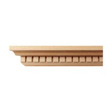 Kranzleiste 58 x 50 mm, Buche roh Länge 2400 mm