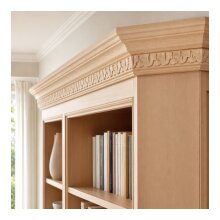 Kranzleiste 58 x 50 mm, Buche roh Länge 2440 mm