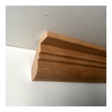 Kranzleiste 59 x 59 mm, Buche roh Länge 2440 mm