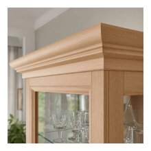 Kranzleiste 59 x 59 mm, Buche roh Länge 2440 mm