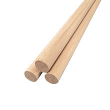 Rundstab Massivholz glatt Ø 30 mm verschiedene Längen und Holzarten