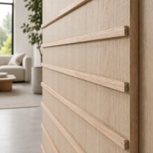 Vierkantleiste FK-AL2205, Breite: 22 mm, Höhe: 5 mm,  Holzart: Massivholz