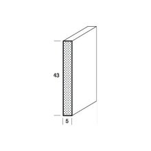 Vierkantleiste FK-AL4305, Breite: 43 mm, Höhe: 5 mm,...