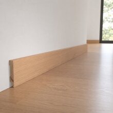 Sockelleiste FK-S10020, Breite: 100 mm, Höhe: 20 mm,  Holzart: Massivholz