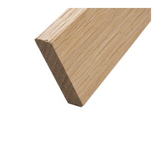 Sockelleiste FK-S38, Breite: 36 mm, Höhe: 8 mm,  Holzart: Massivholz
