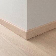 Sockelleiste FK-S4518, Breite: 45 mm, Höhe: 18 mm,  Holzart: Massivholz