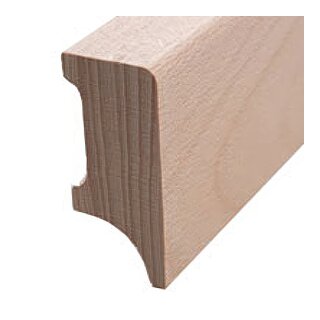 Sockelleiste FK-S4520, Breite: 45 mm, Höhe: 20 mm,  Holzart: Massivholz