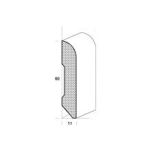 Sockelleiste FK-S6012, Breite: 60 mm, Höhe: 12 mm,...