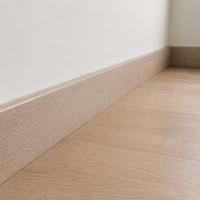 Sockelleiste FK-S6012, Breite: 60 mm, Höhe: 12 mm,  Holzart: Massivholz