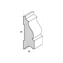Sockelleiste FK-S6020, Breite: 60 mm, Höhe: 20 mm,...