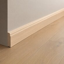 Sockelleiste FK-S6020, Breite: 60 mm, Höhe: 20 mm,  Holzart: Massivholz