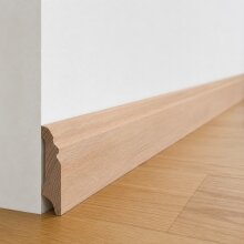 Sockelleiste FK-S7018, Breite: 70 mm, Höhe: 18 mm,  Holzart: Massivholz