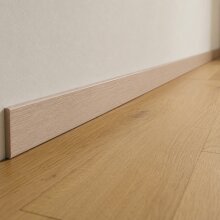 Sockelleiste FK-S3507, Breite: 35 mm, Höhe: 7 mm,  Holzart: Massivholz