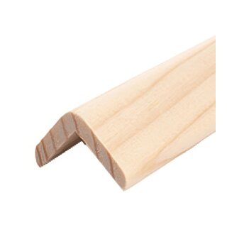 Eckleiste FK-EL25, Breite: 25 mm, Höhe: 25 mm,  Holzart: Massivholz