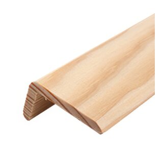 Eckleiste FK-EL34, Breite: 34 mm, Höhe: 19 mm,  Holzart: Massivholz
