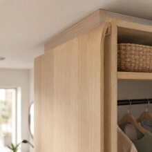 Eckleiste FK-EL34, Breite: 34 mm, Höhe: 19 mm,  Holzart: Massivholz