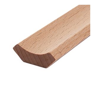 Hohlkehlleiste FK-HO18, Breite: 18 mm, Höhe: 18 mm,  Holzart: Massivholz