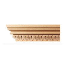 Kranzleiste 77 x 41 mm, Buche roh Länge 2440 mm