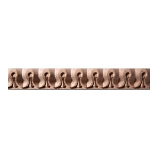 Schnitzleiste FK-512, Breite: 23 mm, Höhe: 13 mm,  Holzart: Buche, Oberfläche: roh