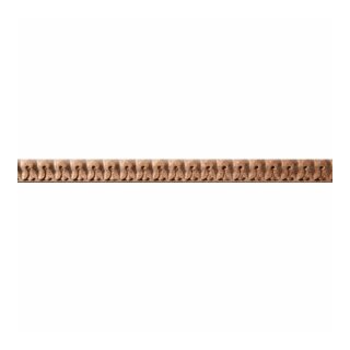 Schnitzleiste FK-510, Breite: 12 mm, Höhe: 8 mm,  Holzart: Buche, Oberfläche: roh