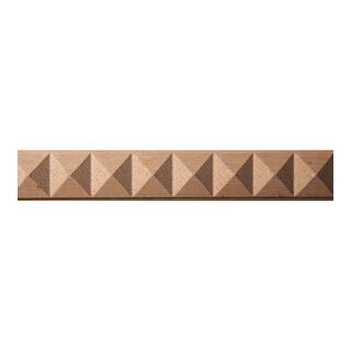 Schnitzleiste FK-574, Breite: 30 mm, Höhe: 9 mm,  Holzart: Buche, Oberfläche: roh
