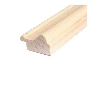 Rahmenleiste FK-RL2912, Breite: 29 mm, Höhe: 17 mm,  Holzart: Massivholz