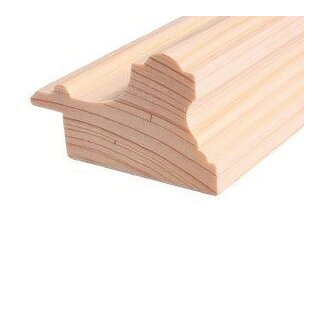 Rahmenleiste FK-RL12, Breite: 58 mm, Höhe: 35 mm,  Holzart: Massivholz