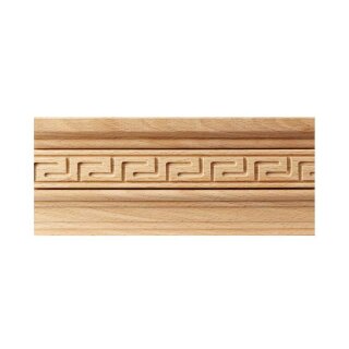 Kranzleiste 78 x 22 mm, Buche roh Länge 2440 mm