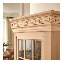 Kranzleiste 78 x 22 mm, Buche roh Länge 2440 mm