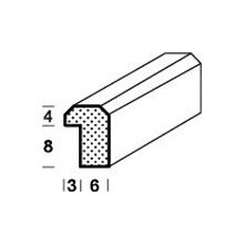 Falzleiste FK-FG8, Breite: 12 mm, Höhe: 9 mm,...