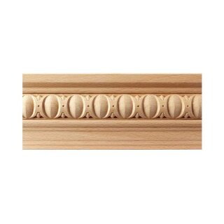 Kranzleiste 78 x 22 mm, Buche roh Länge 2440 mm