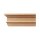 Kranzleiste 78 x 22 mm, Buche roh Länge 2440 mm