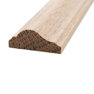 Profilleiste Massivholz 25 x 10 mm Eiche roh