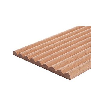 Profilleiste FK-P8004, Breite: 79 mm, Höhe: 5 mm,  Holzart: Massivholz