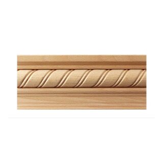 Kranzleiste 78 x 22 mm, Buche roh Länge 2440 mm