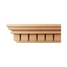 Kranzleiste 87 x 41 mm, Buche roh Länge 2400 mm