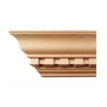 Kranzleiste 98 x 98 mm, Buche roh Länge 2440 mm